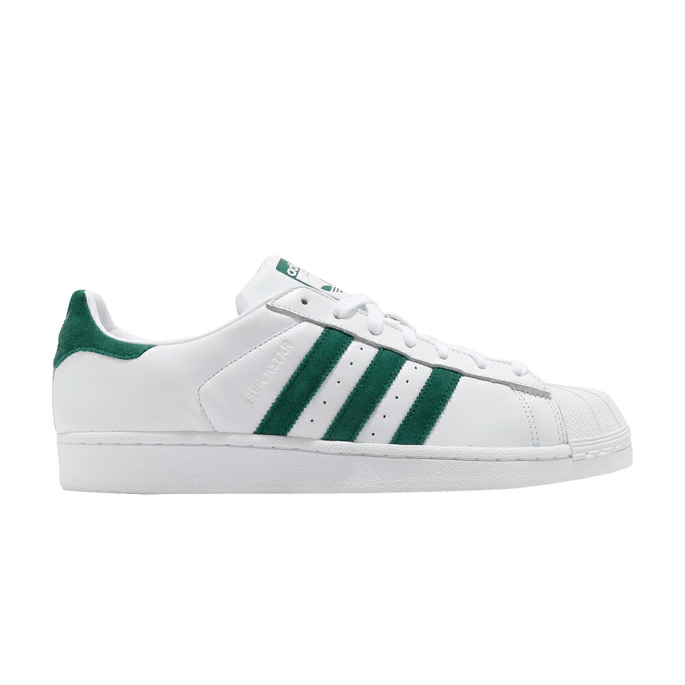 アディダス スーパースター 白色 ホワイト 緑 グリーン 'WHITE GREEN' スニーカー メンズ ADIDAS SUPERSTAR COLLEGIATE / CLOUD WHITE COLLEGIATE GREEN