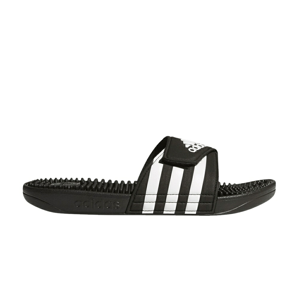 アディダス コア 黒色 ブラック 白色 ホワイト 'BLACK WHITE' スニーカー レディース ADIDAS WMNS ADISSAGE SLIDES / CORE BLACK CLOUD WHITE CORE|スニケス