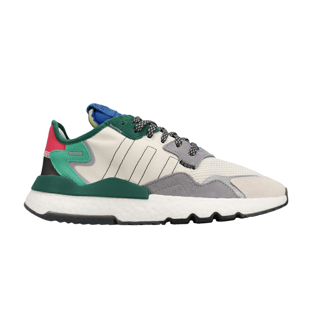 アディダス ジョガーパンツ 白いこと 白いこと \u0027COLLEGIATE GREEN\u0027 スニーカー メンズ ADIDAS NITE JOGGER / OFF WHITE OFF WHITE COLLEGIATE