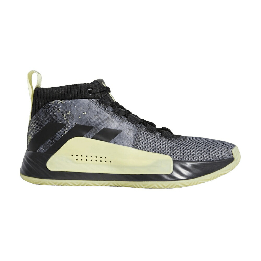 アディダス 薄墨色 薄墨色 中核グループ 黒いこと 黒いこと \u0027LIGHT YELLOW\u0027 スニーカー メンズ ADIDAS DAME 5 / GREY SIX GREY FOUR CORE BLACK
