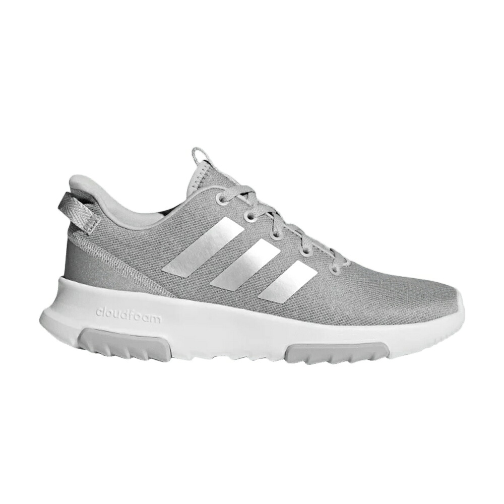 アディダス 灰色 グレー 銀色 シルバー 'GREY SILVER' スニーカー メンズ ADIDAS CLOUDFOAM RACER TR J / GREY TWO SILVER METALLIC CLOUD｜スニケス