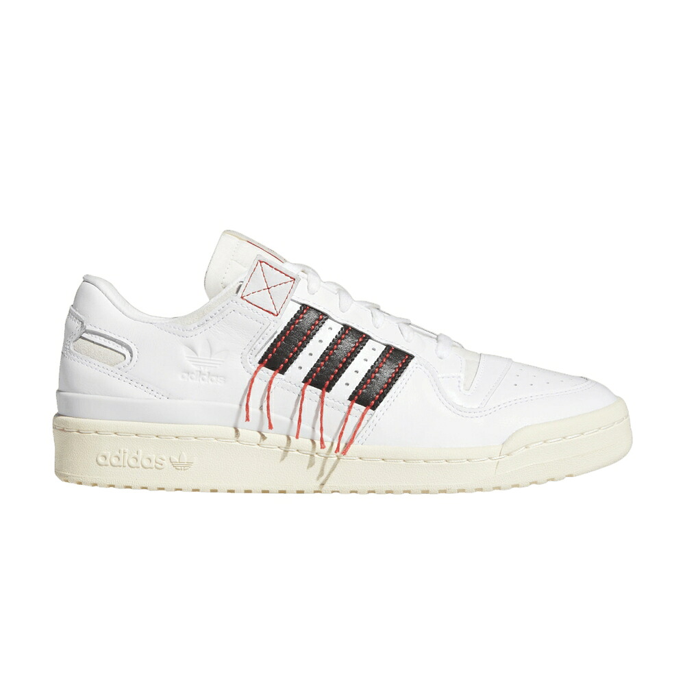 アディダス フォーラム プレミアム 白色 ホワイト コア 黒色 ブラック 'WHITE YELLOW' スニーカー メンズ ADIDAS FORUM 84 LOW PREMIUM EASY / CLOUD WHITE CORE BLACK EASY|スニケス