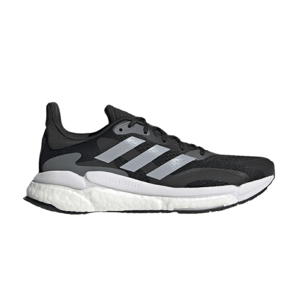 アディダス ブースト コア 黒色 ブラック 銀色 シルバー 灰色 グレー 'BLACK SILVER' スニーカー レディース ADIDAS WMNS SOLAR BOOST 3 HALO / CORE BLACK HALO SILVER GREY SIX｜スニケス