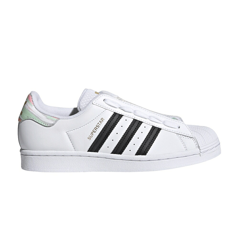 アディダス スーパースター 白色 ホワイト コア 黒色 ブラック 'I DANCE' スニーカー レディース ADIDAS WMNS SUPERSTAR LOVE / CLOUD WHITE CORE BLACK FROZEN