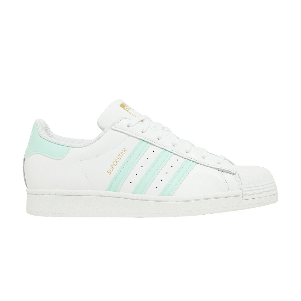 アディダス はやりっ児 白いこと 白いこと ゴールド \u0027WHITE MINT\u0027 スニーカー メンズ ADIDAS SUPERSTAR CLEAR / CLOUD WHITE CLEAR MINT GOLD