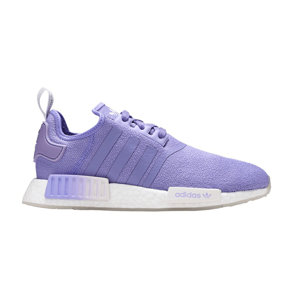 アディダス 白色 ホワイト 紫 パープル NMD_R1 'LIGHT PURPLE' スニーカー レディース ADIDAS WMNS / CLOUD WHITE LIGHT PURPLE CLOUD｜スニケス