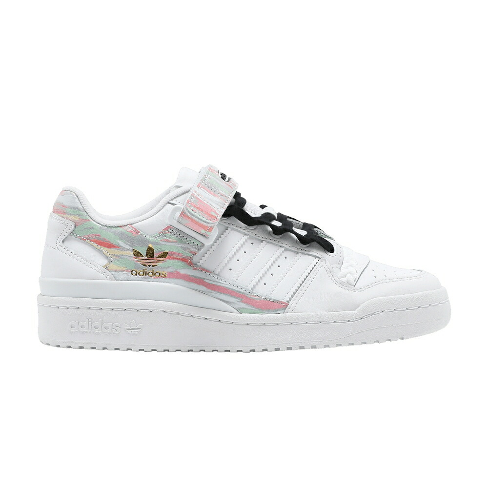 アディダス フォーラム ダンス 緑 グリーン 白色 ホワイト I PINK スニーカー レディース ADIDAS WMNS FORUM LOW LOVE DANCE - FROZEN GREEN / CLOUD WHITE CLOUD WHITE FROZEN
