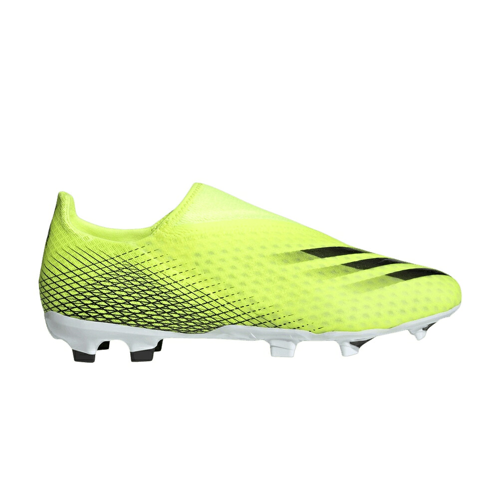 アディダス 黄味がかった 黄色 白いこと 白いこと GHOSTED.3 \u0027SOLAR YELLOW\u0027 スニーカー メンズ ADIDAS X LACELESS FG / SOLAR YELLOW CLOUD WHITE ROYAL