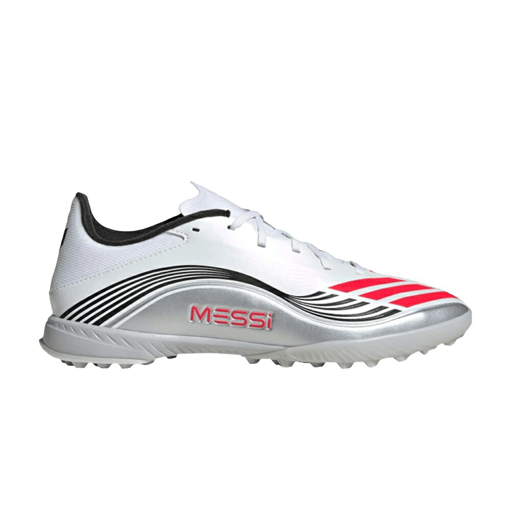 アディダス アディゼロ 白色 ホワイト 赤 レッド 銀色 シルバー 'PRESTIG10 PACK' スニーカー メンズ ADIDAS MESSI ADIZERO F50 LEAGUE TF / CLOUD WHITE LUCID RED SILVER