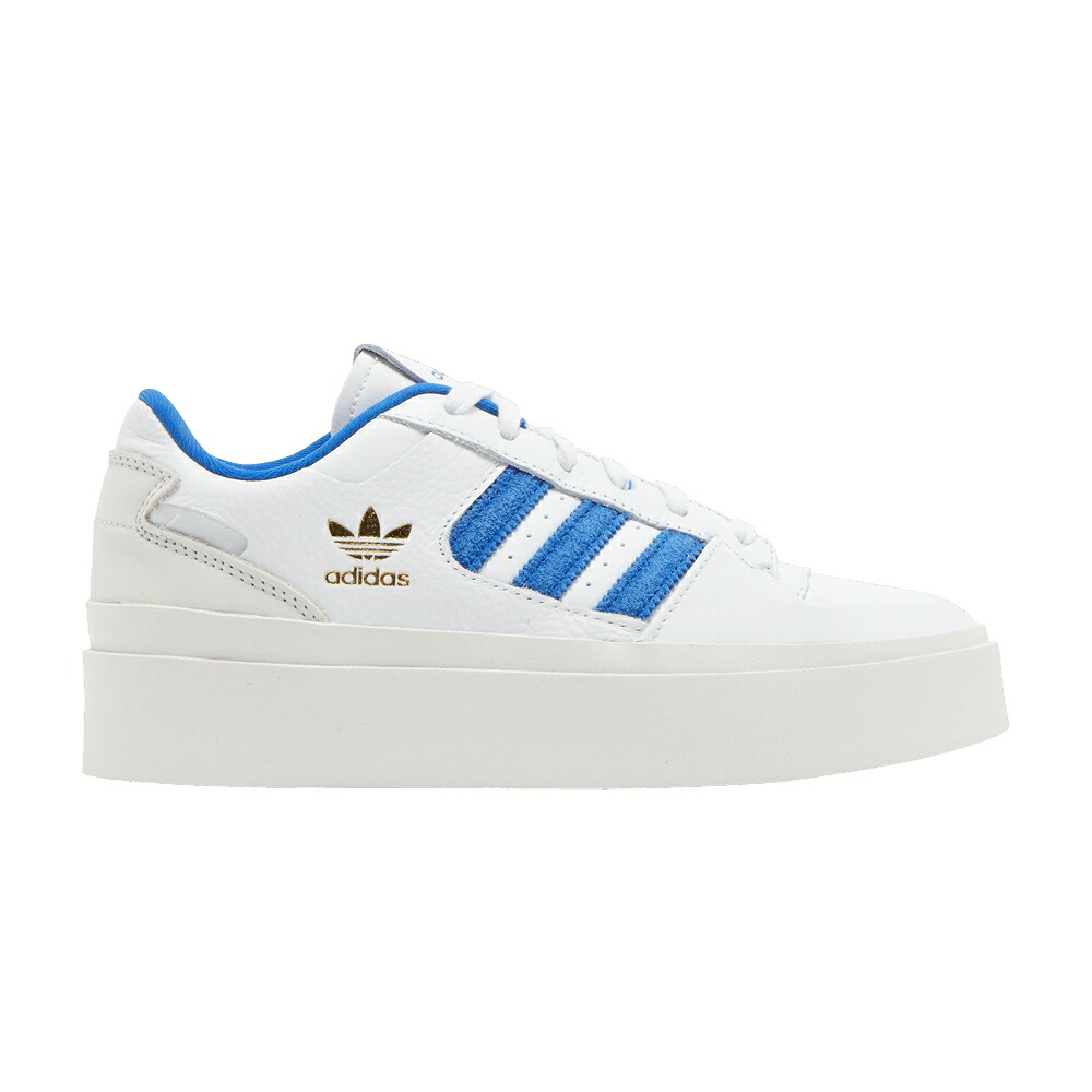アディダス 討論会 白いこと 白いこと 青味 青み ゴールド \u0027WHITE BLUE\u0027 スニーカー レディース ADIDAS WMNS FORUM BONEGA ROYAL / CLOUD WHITE ROYAL BLUE GOLD
