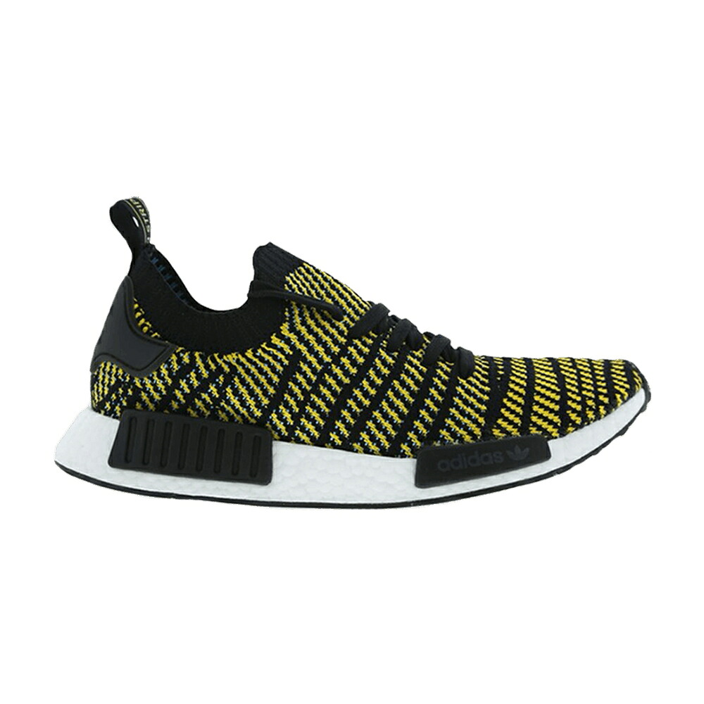アディダス 黒色 ブラック 黄色 イエロー 白色 ホワイト NMD_R1 'YELLOW' スニーカー メンズ ADIDAS STLT PK / BLACK YELLOW WHITE｜スニケス