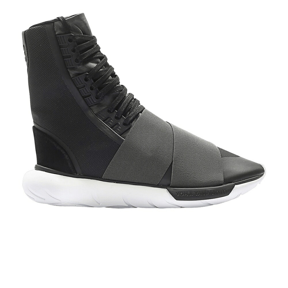 アディダス ブーツ チャコール コア 黒色 ブラック CHARCOAL BLACK スニーカー メンズ ADIDAS Y-3 QASA BOOT / CHARCOAL CORE BLACK