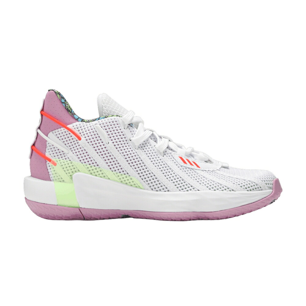 アディダス 白いこと 白いこと 緑 緑であること \u0027BUZZ LIGHTYEAR\u0027 スニーカー メンズ ADIDAS TOY STORY X DAME 7 J / CLOUD WHITE SIGNAL GREEN SOLAR 靴-スニーカー-メンズ靴