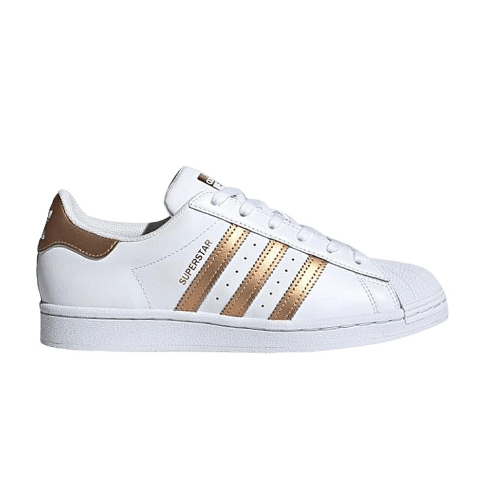 アディダス スーパースター 銅色 コッパー 白色 ホワイト コア WHITE METALLIC スニーカー レディース ADIDAS WMNS SUPERSTAR COPPER / CLOUD WHITE COPPER METALLIC CORE