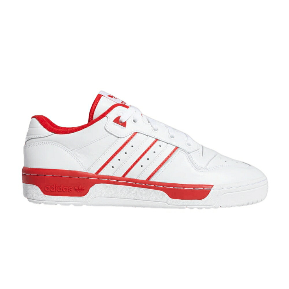 アディダス 白色 ホワイト WHITE SCARLET スニーカー メンズ ADIDAS RIVALRY LOW / CLOUD WHITE CLOUD WHITE SCARLET