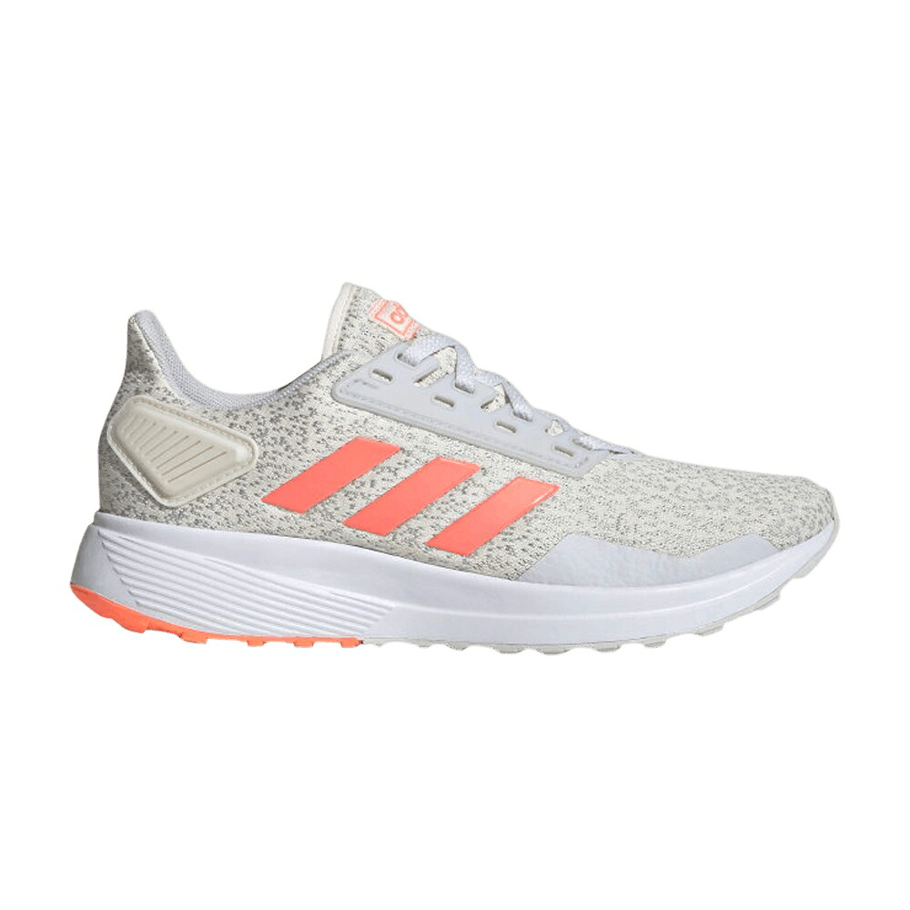 アディダス 白色 ホワイト 'WHITE CORAL' スニーカー メンズ ADIDAS DURAMO 9 SIGNAL / CHALK WHITE SIGNAL CORAL DASH｜スニケス