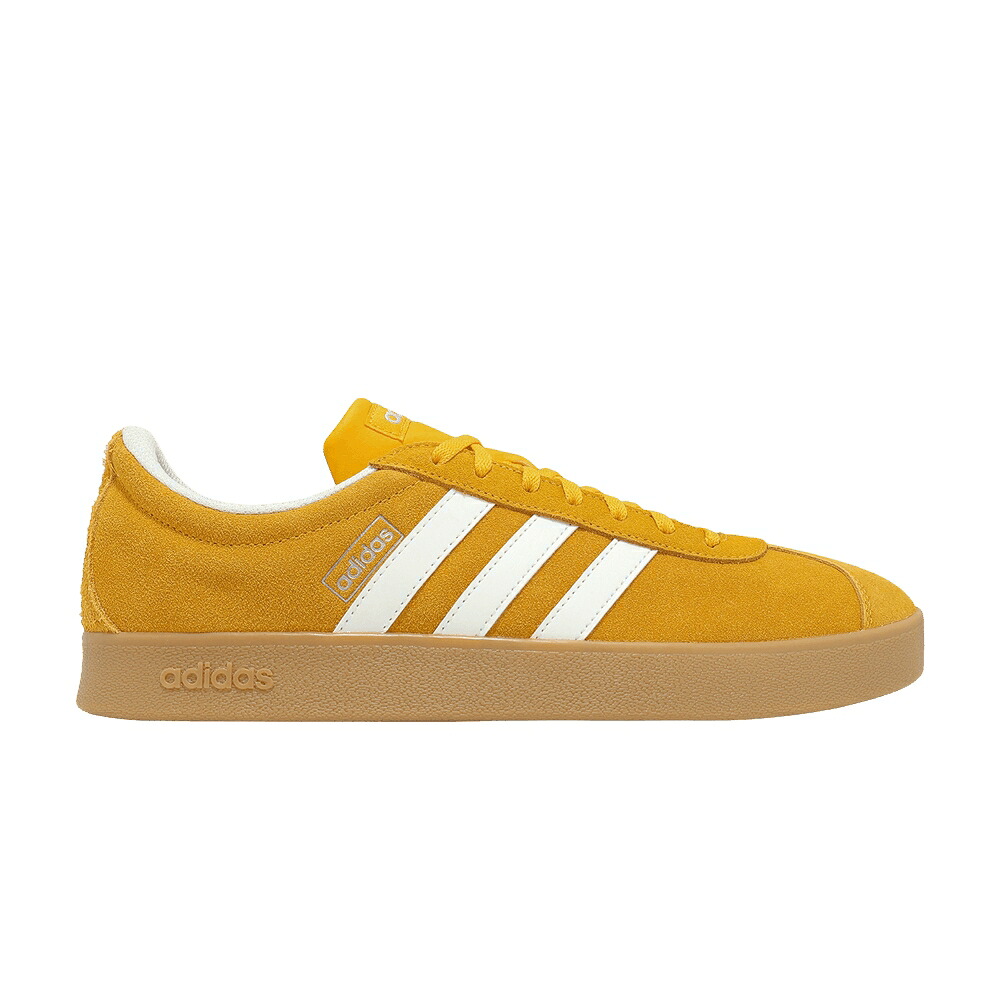 アディダス コート クラシック 白色 ホワイト 黄色 イエロー 'YELLOW GUM' スニーカー メンズ ADIDAS VL COURT CLASSIC WHITE / YELLOW FOOTWEAR WHITE GUM|スニケス