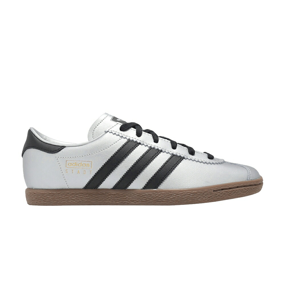 アディダス 銀色 シルバー コア 黒色 ブラック ILVER BLACK スニーカー メンズ ADIDAS STADT METALLIC / SILVER METALLIC CORE BLACK GUM