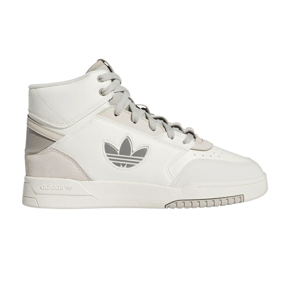 アディダス 白いこと 白いこと 薄墨色 薄墨色 \u0027OFF ALUMINIUM\u0027 スニーカー レディース ADIDAS WMNS DROP STEP XL WHITE / OFF WHITE GREY THREE ALUMINIUM レディース靴-スニーカー-靴