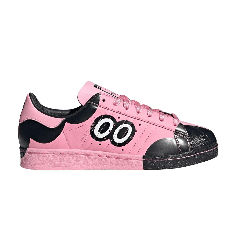 アディダス スーパースター ピンク コア 黒色 ブラック LIGHT PINK スニーカー メンズ ADIDAS FACE STUDIOS X SUPERSTAR 82 / LIGHT PINK LIGHT PINK CORE BLACK