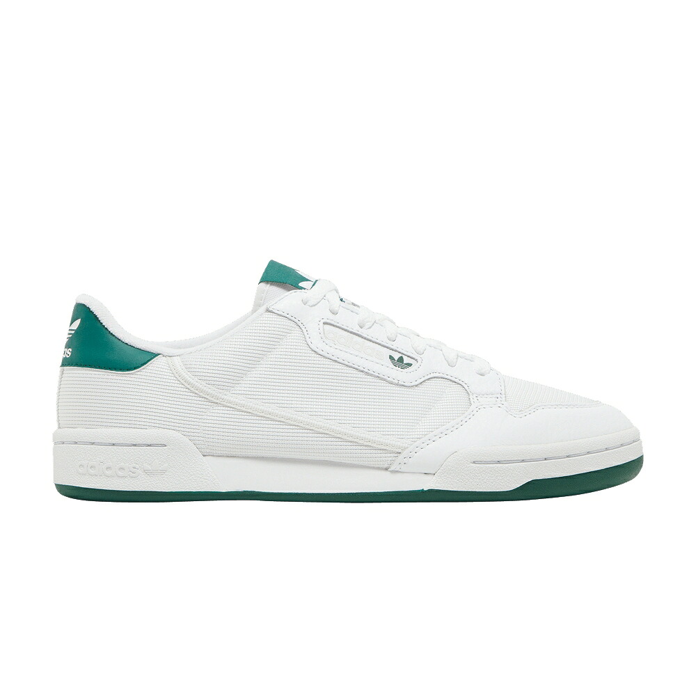 アディダス 白色 ホワイト 緑 グリーン 'WHITE GREEN' スニーカー メンズ ADIDAS CONTINENTAL 80 COLLEGIATE / WHITE COLLEGIATE GREEN
