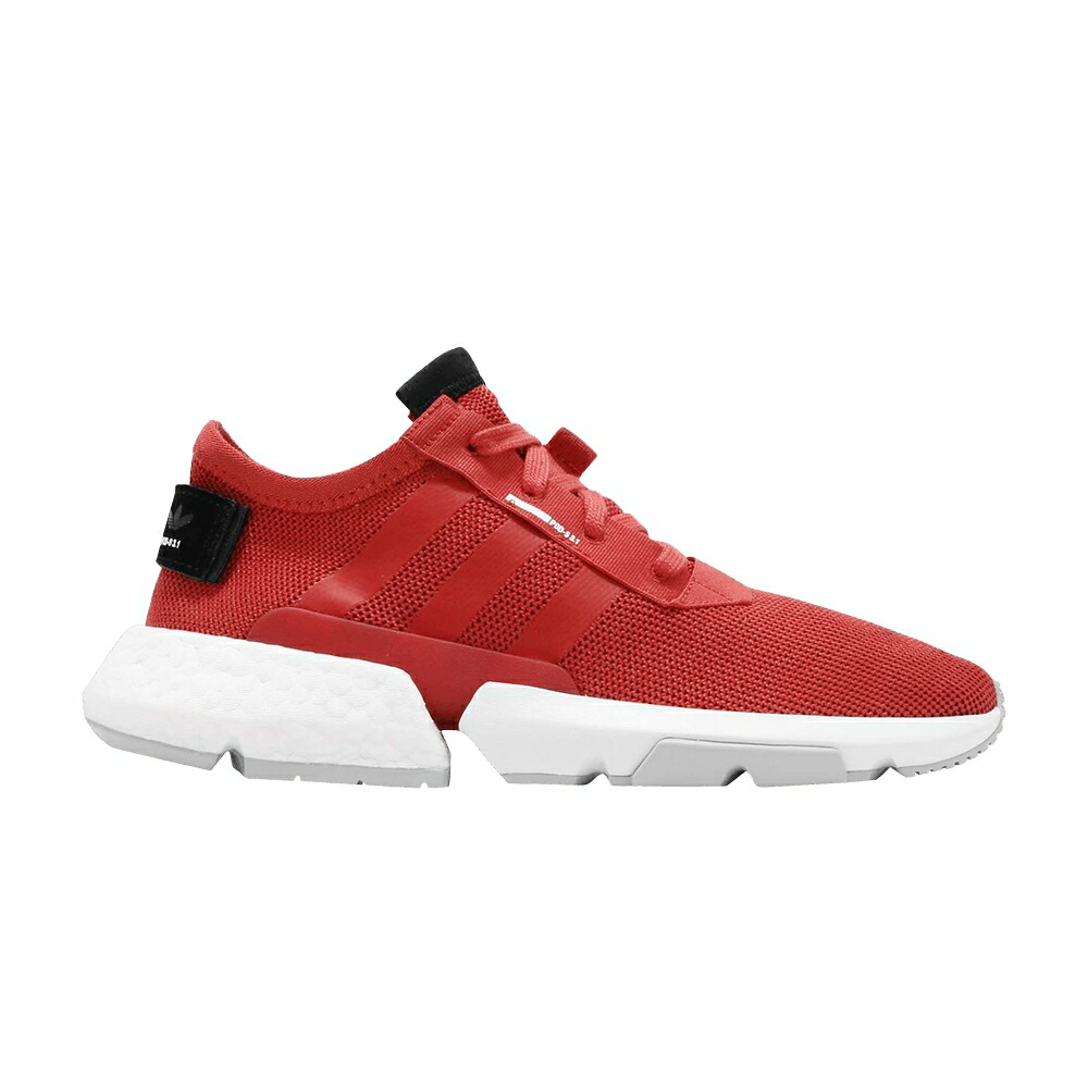アディダス 赤 レッド P.O.D. S3.1 TACTILE RED スニーカー メンズ ADIDAS / TACTILE RED TACTILE RED FOOTWEAR