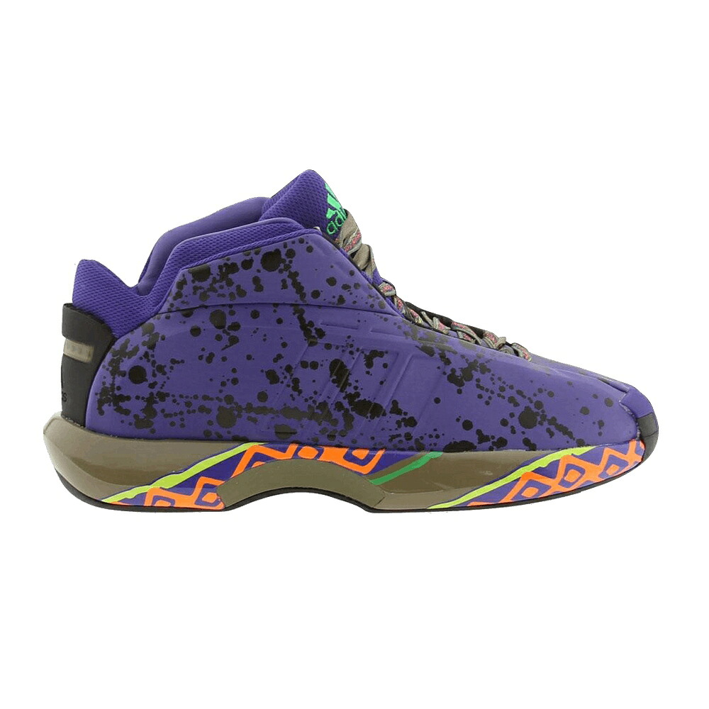 アディダス クレイジー 紫 パープル 黒いこと 黒いこと スニーカー メンズ ADIDAS CRAZY 1 / PURPLE BLAPUR BLACK VIVGRN