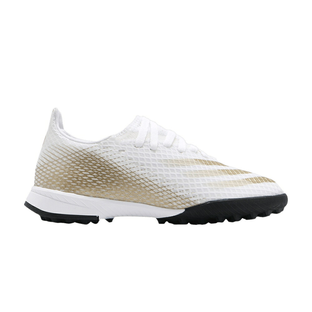 アディダス ゴールド 白いこと 白いこと GHOSTED.3 \u0027WHITE MELANGE\u0027 スニーカー メンズ ADIDAS X TF J METALLIC GOLD / CLOUD WHITE METALLIC GOLD