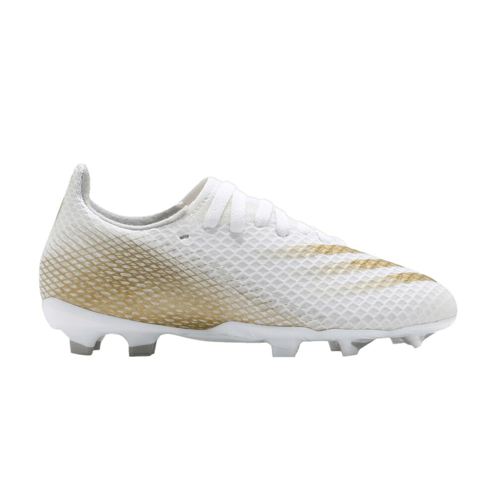 アディダス ゴールド 白いこと 白いこと GHOSTED.3 \u0027WHITE MELANGE\u0027 スニーカー メンズ ADIDAS X FG J METALLIC GOLD / CLOUD WHITE METALLIC GOLD