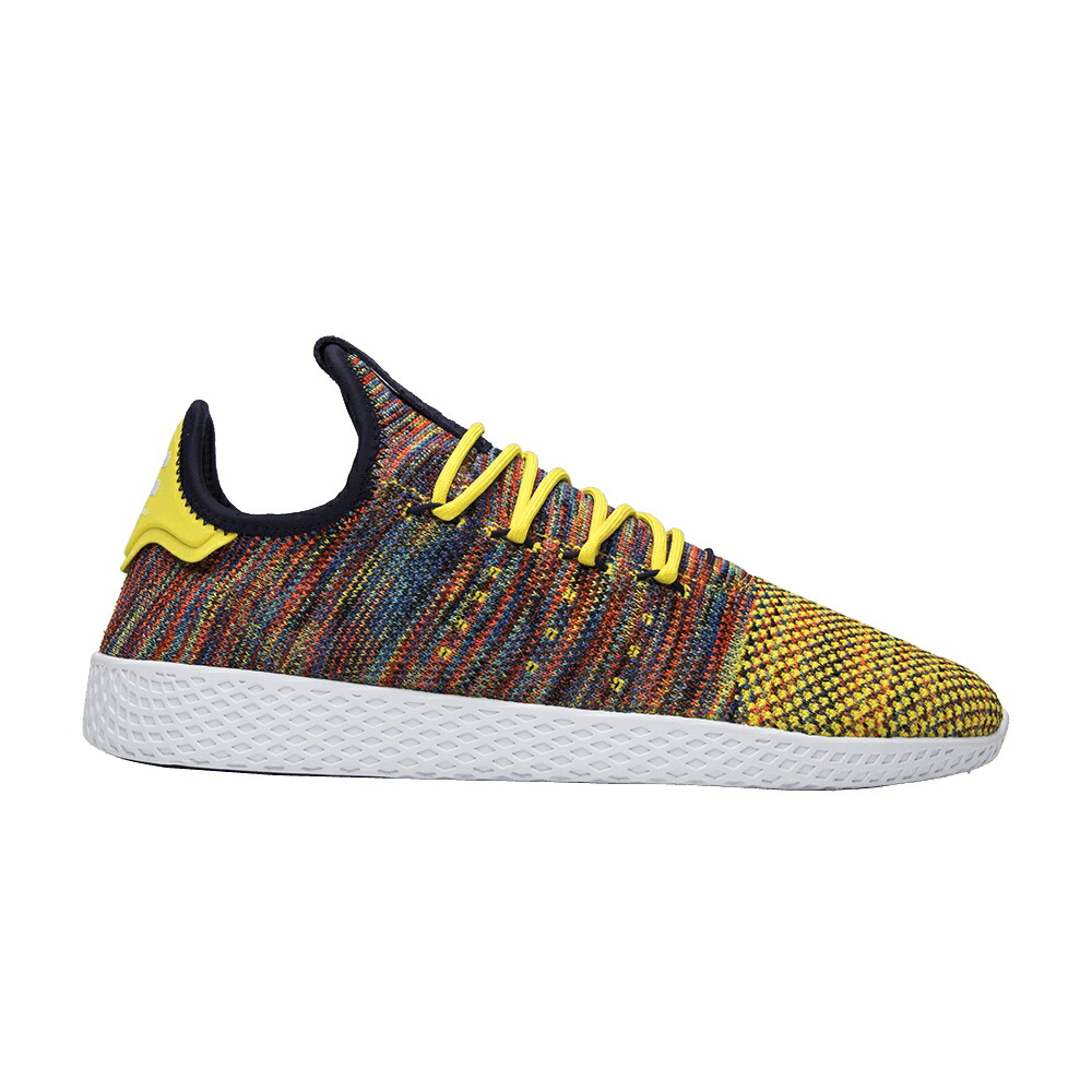 アディダス テニス 黄色 イエロー 'MULTICOLOR' スニーカー メンズ ADIDAS PHARRELL X TENNIS HU 'MULTI-COLOR' / SEMI FROZEN YELLOW NOBLE INK