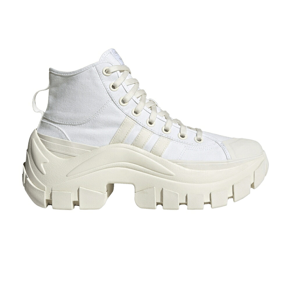 アディダス 御機嫌 白いこと 白いこと 薄墨色 薄墨色 \u0027CLOUD WHITE\u0027 スニーカー メンズ ADIDAS NIZZA HIGH XY22 / CLOUD WHITE CHALK WHITE GREY TWO