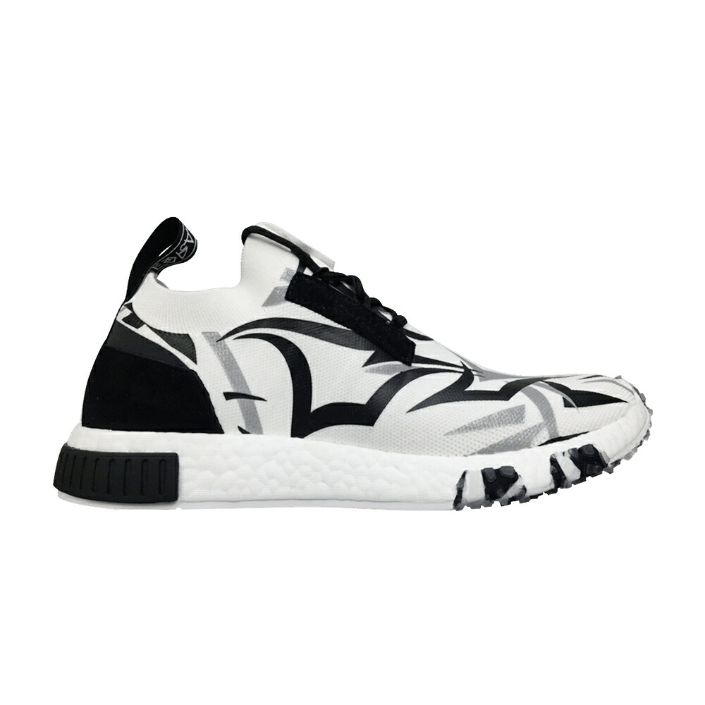 アディダス 白色 ホワイト 黒色 ブラック NMD_RACER FRIENDS FAMILY スニーカー メンズ ADIDAS JUICE X PRIMEKNIT AND / WHITE BLACK