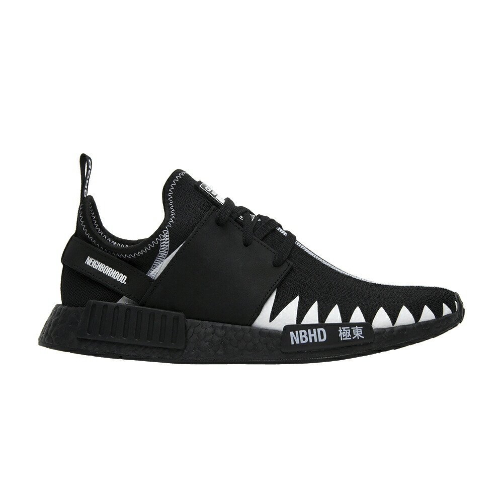 アディダス 黒色 ブラック 白色 ホワイト NMD_R1 NEIGHBORHOOD スニーカー メンズ ADIDAS NEIGHBORHOOD X PRIMEKNIT / BLACK WHITE