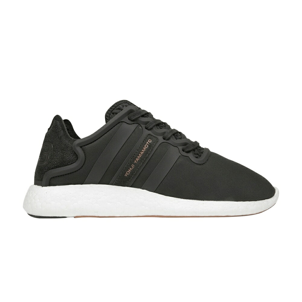 アディダス ラン 黒色 ブラック オリーブ 白色 ホワイト 'BLACK OLIVE' スニーカー メンズ ADIDAS Y-3 YOHJI RUN / BLACK OLIVE FOOTWEAR WHITE｜スニケス 477,040円