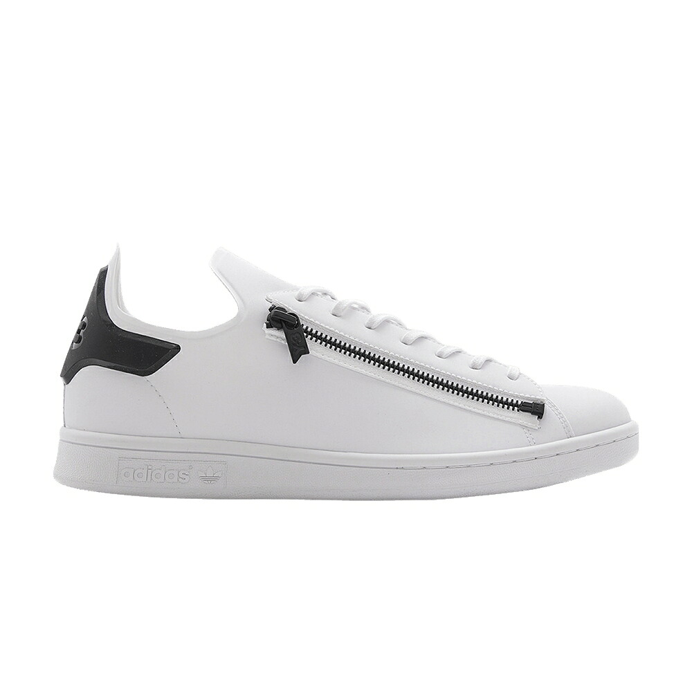 アディダス 白いこと 白いこと 視点仕損ない \u0027WHITE BLACK\u0027 スニーカー メンズ ADIDAS Y-3 STAN SMITH ZIP / FOOTWEAR WHITE FOOTWEAR WHITE メンズ靴-スニーカー