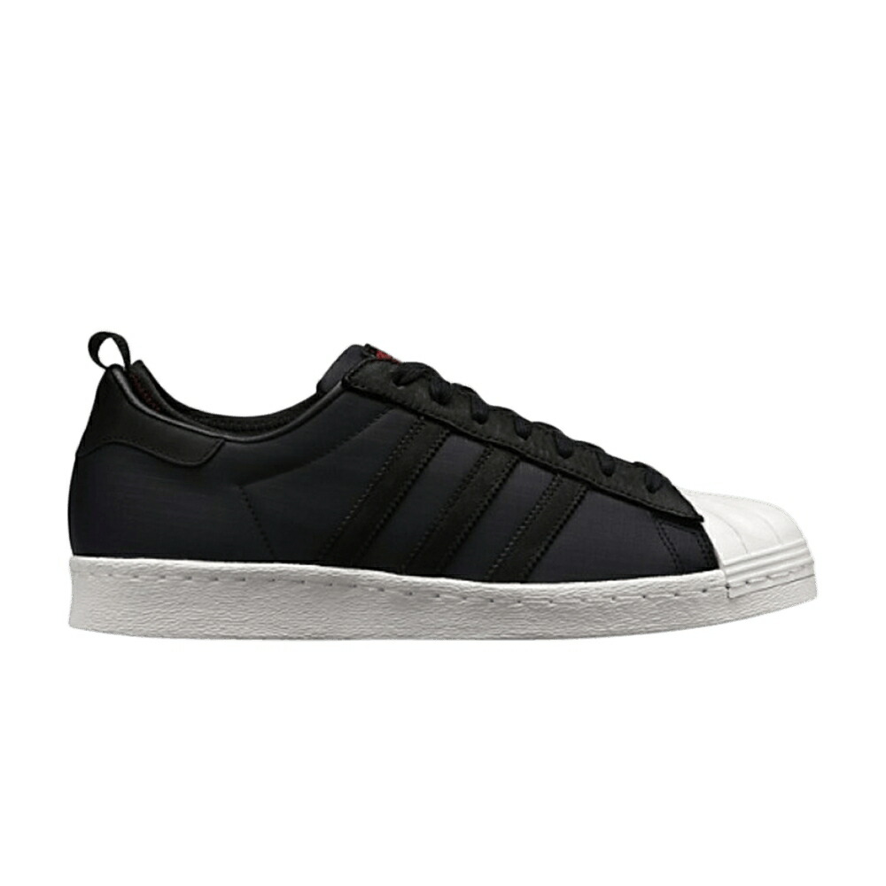 アディダス スーパースター CHRISTMAS HOLLIS スニーカー メンズ ADIDAS SUPERSTAR 80 IN / BLACK1 VOLRED WHTVAP