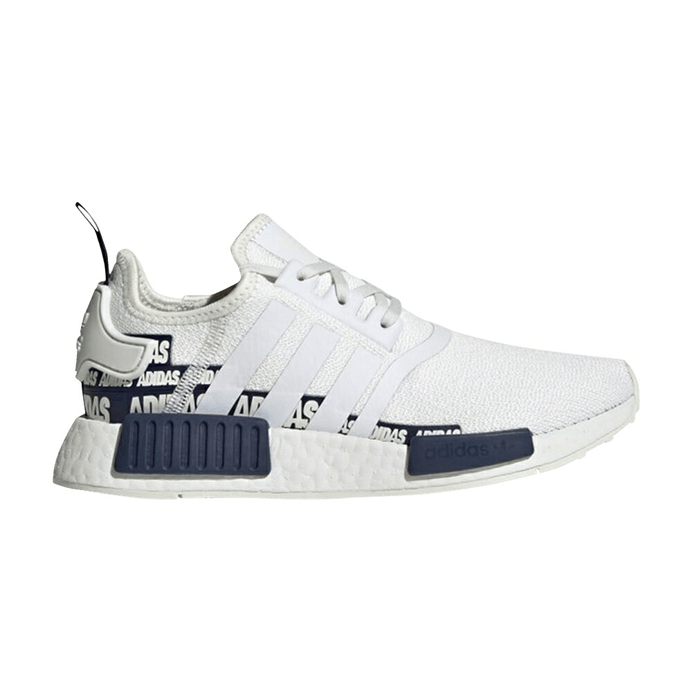 アディダス ヒール ストライプ 白色 ホワイト NMD_R1 'WORDMARK NAVY' スニーカー メンズ ADIDAS J HEEL STRIPE - CRYSTAL WHITE / CRYSTAL WHITE CRYSTAL WHITE｜スニケス