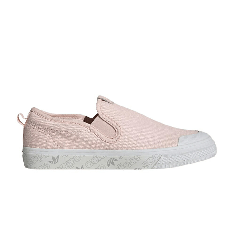 アディダス スリッポン サクラ色 \u0027ICEY PINK\u0027 スニーカー レディース ADIDAS WMNS NIZZA SLIP-ON / ICEY PINK ICEY PINK CRYSTAL