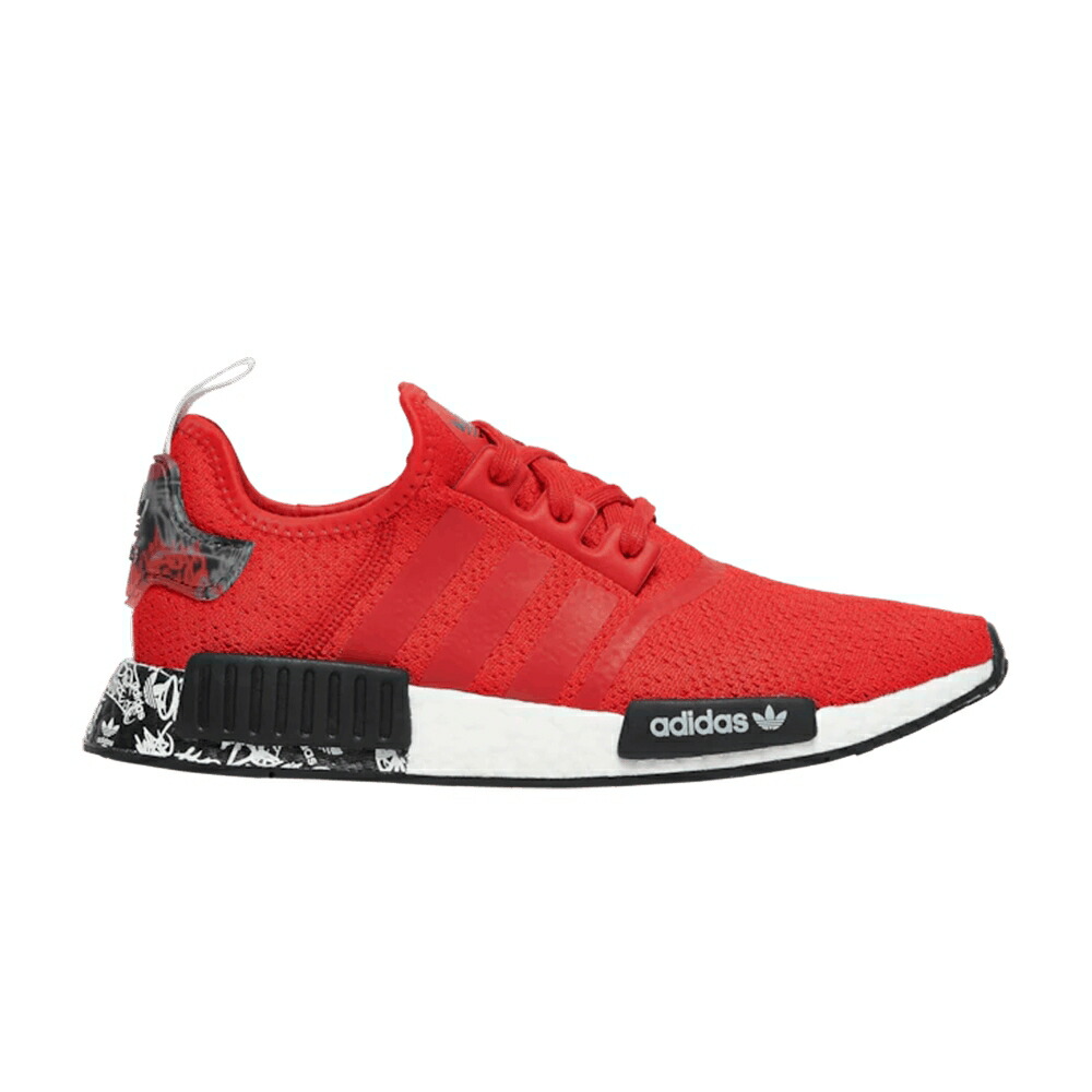 アディダス 赤 レッド 黒色 ブラック NMD_R1 GRAFFITI RED スニーカー メンズ ADIDAS - / RED BLACK