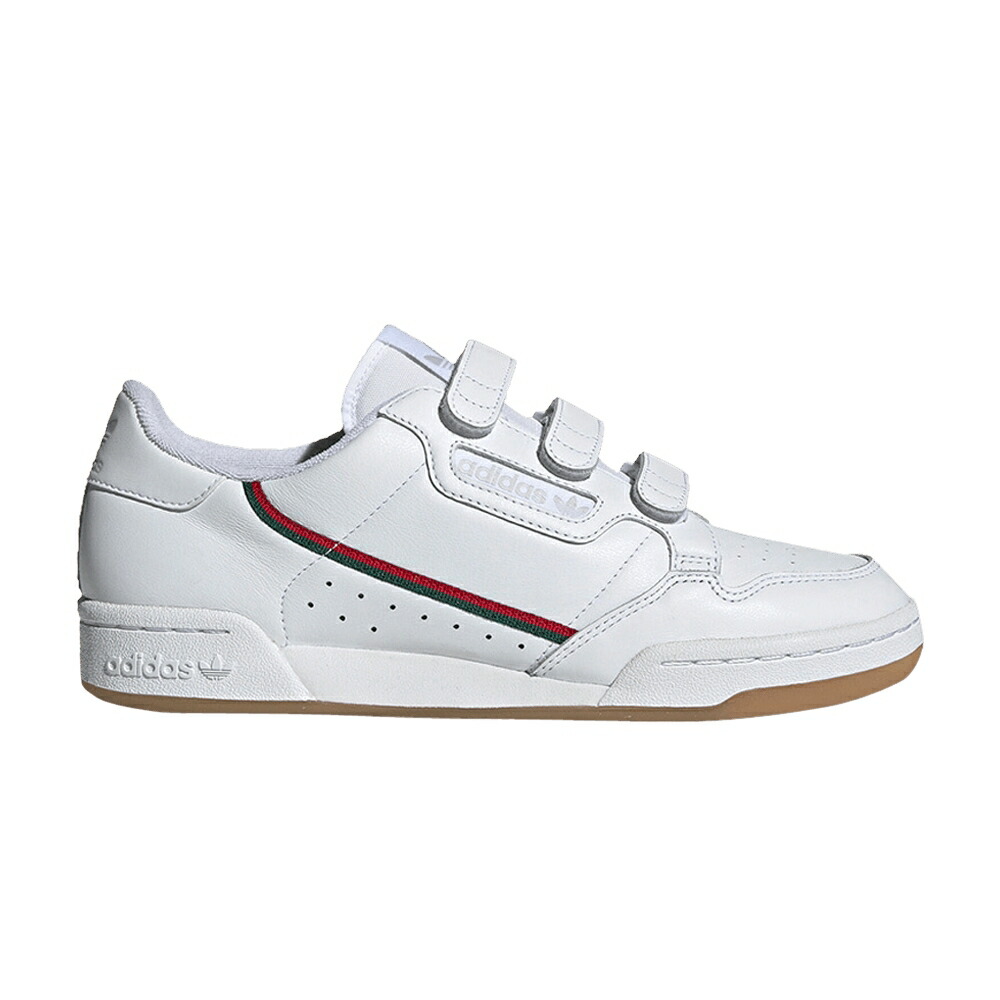 アディダス ストラップ 白色 ホワイト 緑 グリーン CLOUD WHITE スニーカー メンズ ADIDAS CONTINENTAL 80 STRAP / CLOUD WHITE COLLEGIATE GREEN