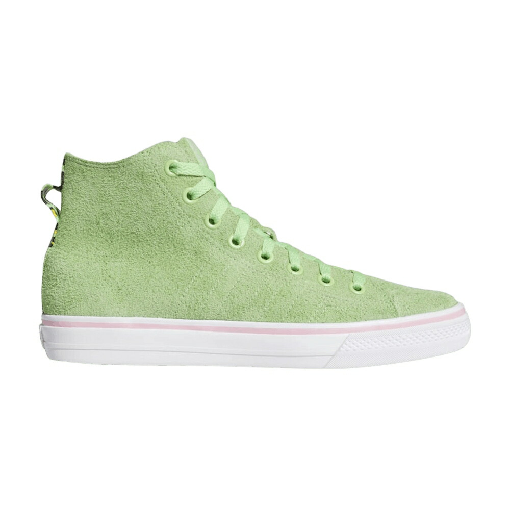アディダス スプリング 緑 グリーン 白色 ホワイト 'SPRING GREEN' スニーカー メンズ ADIDAS NIZZA HI RF / SPRING GREEN CLOUD WHITE LIGHT