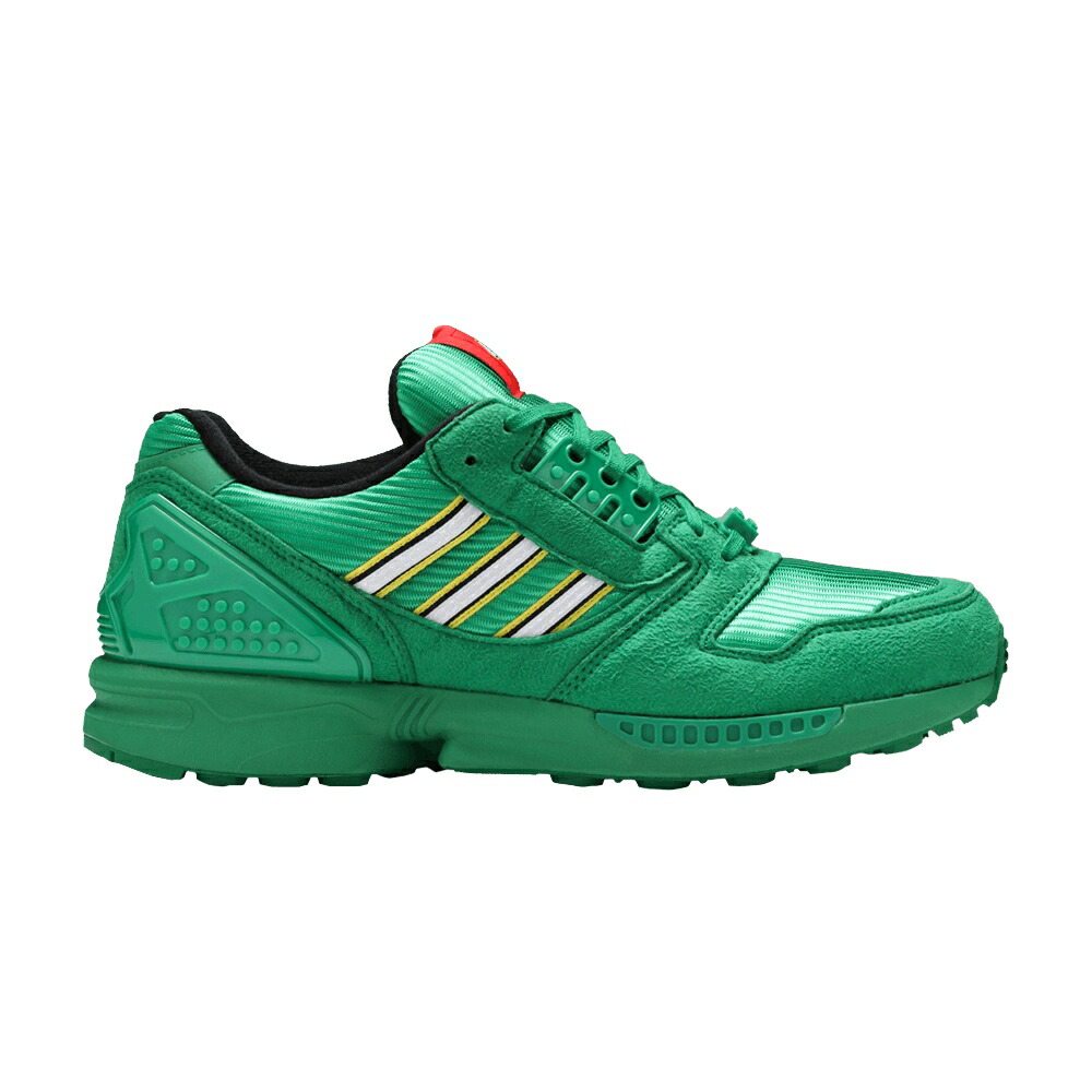 アディダス 緑 緑であること 白いこと 白いこと \u0027COLOR GREEN\u0027 スニーカー メンズ ADIDAS LEGO X ZX 8000 PACK - / GREEN FOOTWEAR WHITE GREEN