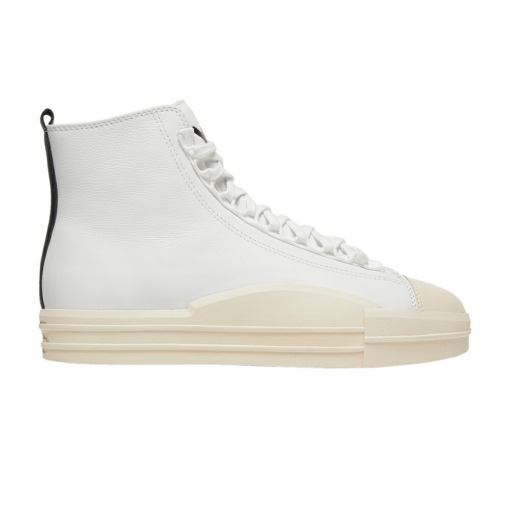 アディダス ミッド 中核グループ 白いこと 白いこと 黒いこと 黒いこと \u0027CORE WHITE\u0027 スニーカー メンズ ADIDAS Y-3 YUBEN MID / CORE WHITE BLACK ECRU TINT