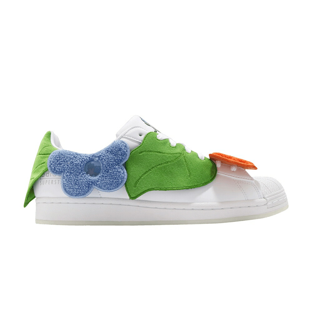 アディダス スーパースター 白色 ホワイト 橙 オレンジ BEE WHITE スニーカー メンズ ADIDAS MELTING SADNESS X SUPERSTAR WITH YOU PACK - CLOUD / CLOUD WHITE ORANGE TINT ANTIQUE