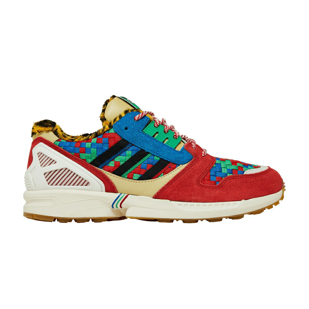 アディダス ゴールド コア 黒色 ブラック 赤 レッド ETSUBUN スニーカー メンズ ADIDAS ATMOS X ZX 8000 / HALO GOLD CORE BLACK LUSH RED