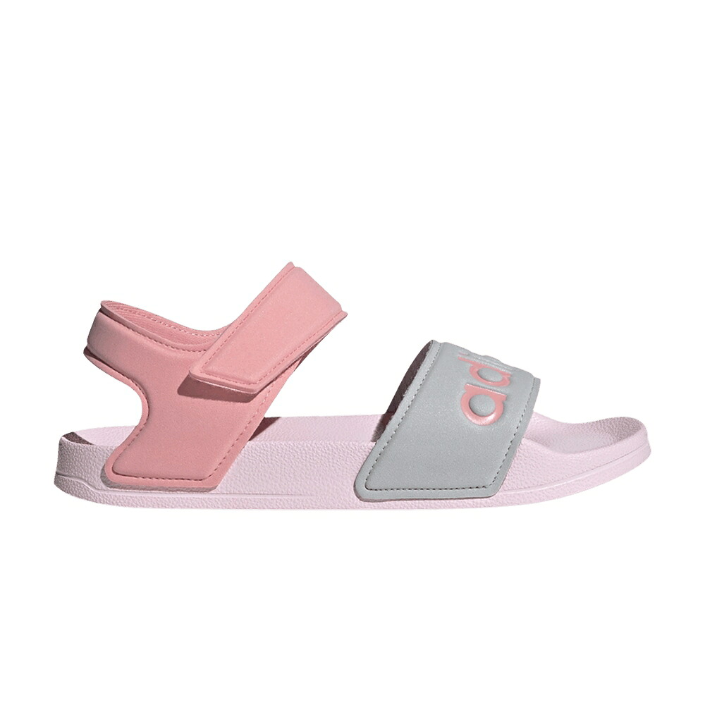 アディダス アディレッタ サンダル さくら色 しろがね色 しろがね色 \u0027CLEAR PINK\u0027 スニーカー メンズ ADIDAS ADILETTE SANDALS J / CLEAR PINK SUPER POP SILVER