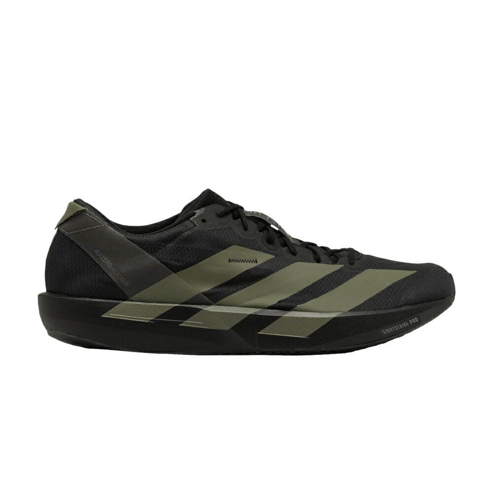 アディダス アディゼロ アディオス コア 黒色 ブラック オリーブ チャコール 'BLACK OLIVE' スニーカー メンズ ADIDAS ADIZERO ADIOS 9 FOCUS / CORE BLACK FOCUS OLIVE CHARCOAL 87,725円