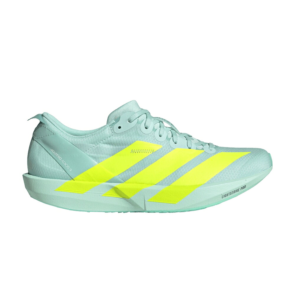 アディダス アディゼロ アディオス アクア \u0027SEMI LEMON\u0027 スニーカー レディース ADIDAS WMNS ADIZERO ADIOS 9 FLASH AQUA LUCID / SEMI FLASH AQUA LUCID LEMON MINT