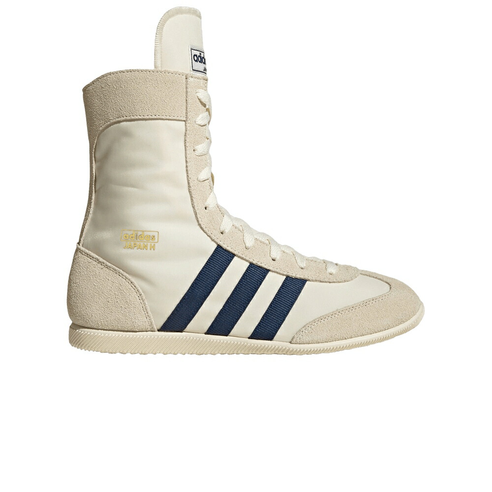 アディダス ハイ クリーム 白色 ホワイト 青色 ブルー ゴールド 'CREAM BLUE' スニーカー レディース ADIDAS WMNS JAPAN HIGH DARK / CREAM WHITE DARK BLUE GOLD