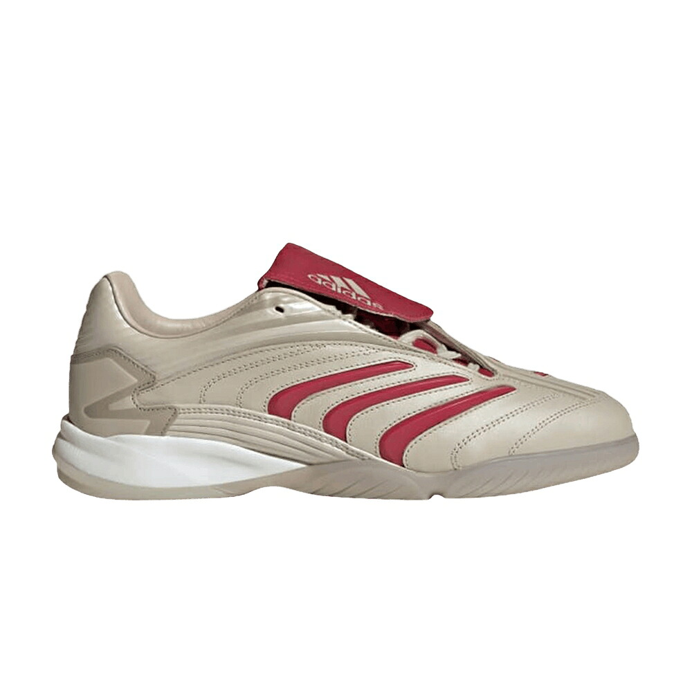 アディダス プレデター 野球クラブ 戦勝 ベージュ 赤 赤いこと \u0027BEIGE RED\u0027 スニーカー メンズ ADIDAS PREDATOR SALA TEAM VICTORY / BEIGE TEAM VICTORY RED METALLIC スニーカー-靴-メンズ靴